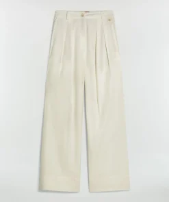 OLIVIA high waist wide leg pantalon - off white