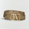 PERRI riem met logoprint - mink