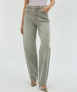 PHEBE straight fit jeans - grey denim