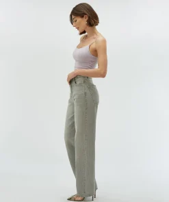 PHEBE straight fit jeans - grey denim