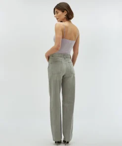 PHEBE straight fit jeans - grey denim