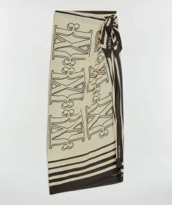 POPINA pareo met logo - cream