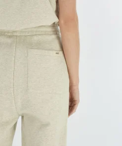 PRESTON straight fit joggingbroek - salt melange