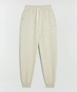 PRESTON straight fit joggingbroek - salt melange