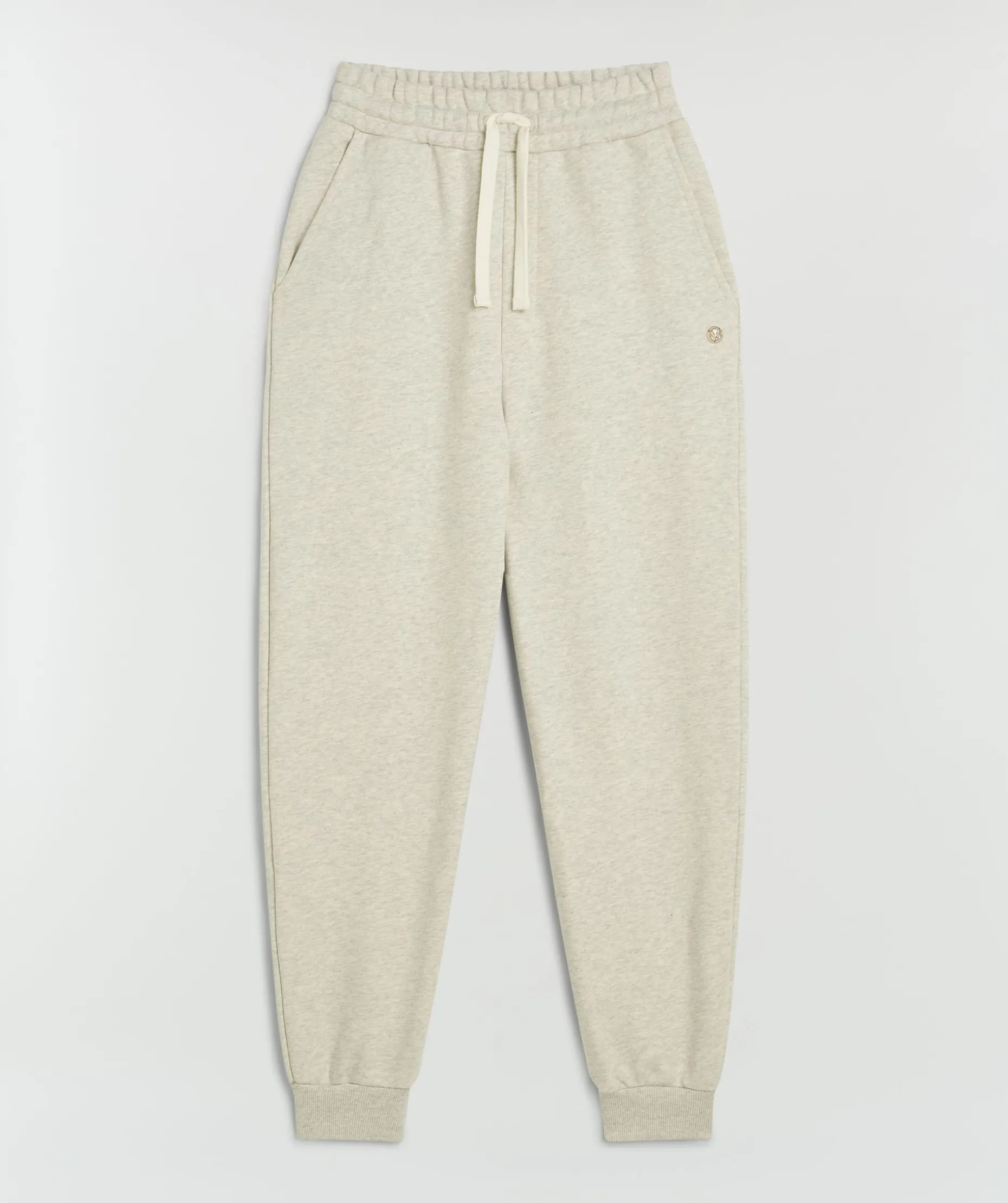 PRESTON straight fit joggingbroek - salt melange
