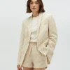 "Nick's blazer" - DANEA boyfriend blazer - ecru