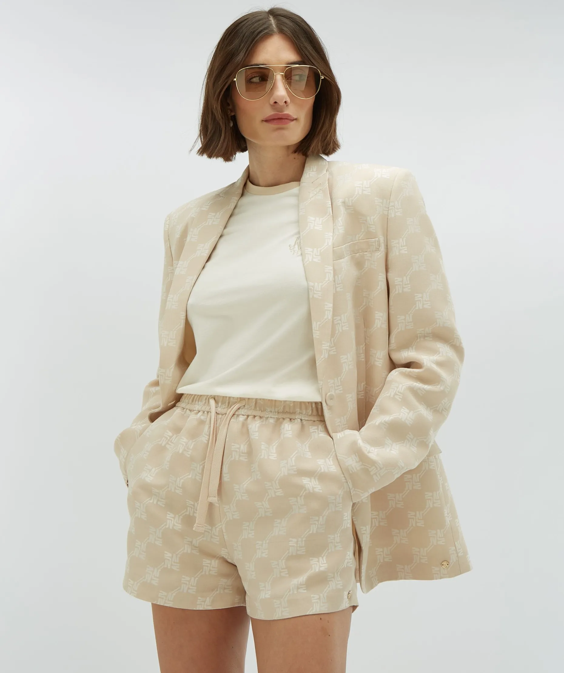 "Nick's blazer" - DANEA boyfriend blazer - ecru