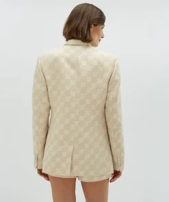 "Nick's blazer" - DANEA boyfriend blazer - ecru