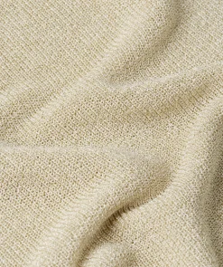 RIO slim fit top met glitter - light gold