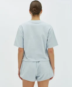 RIVA T-shirt van badstof - sky blue