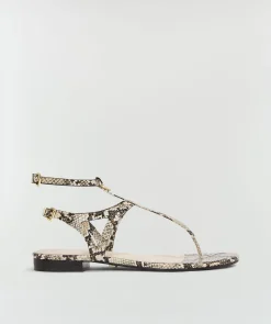 ROMIJN sandalen met slangenprint - snake
