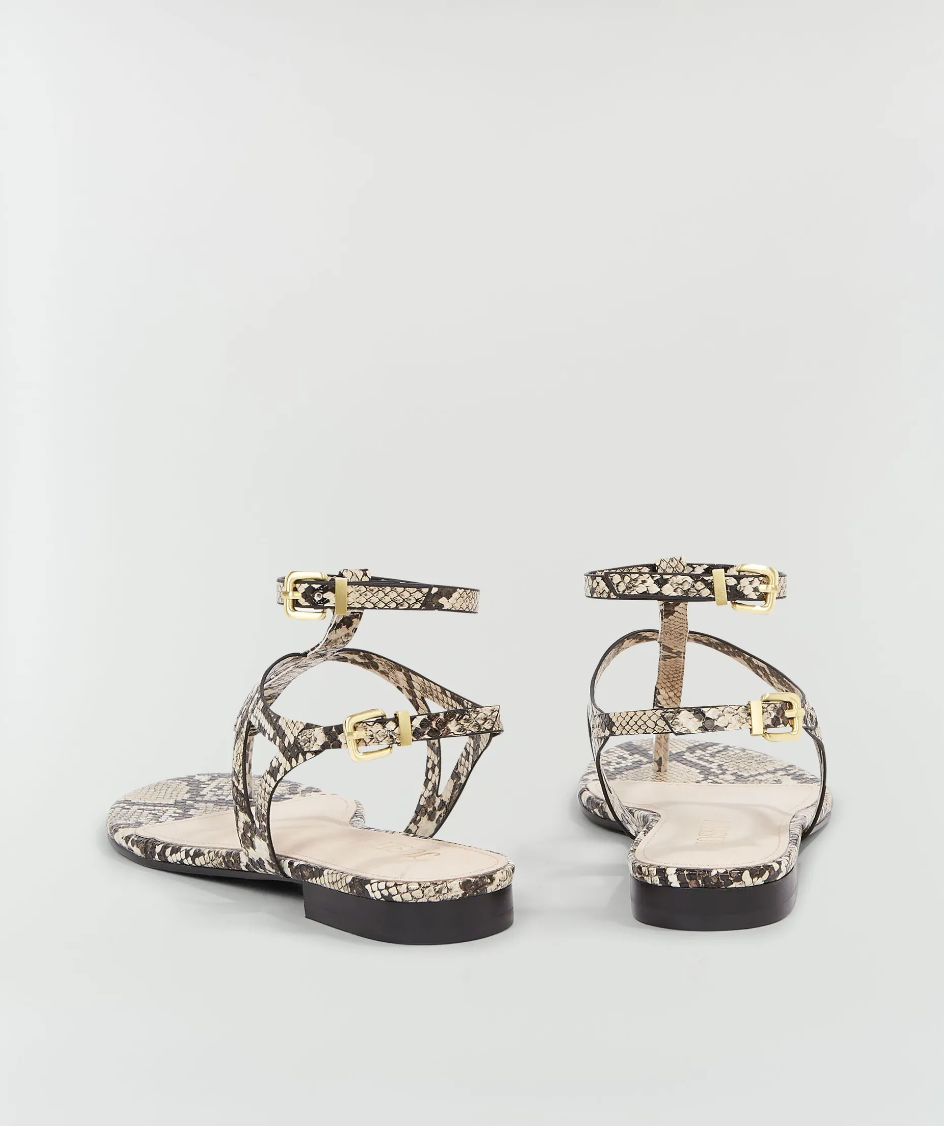 ROMIJN sandalen met slangenprint - snake