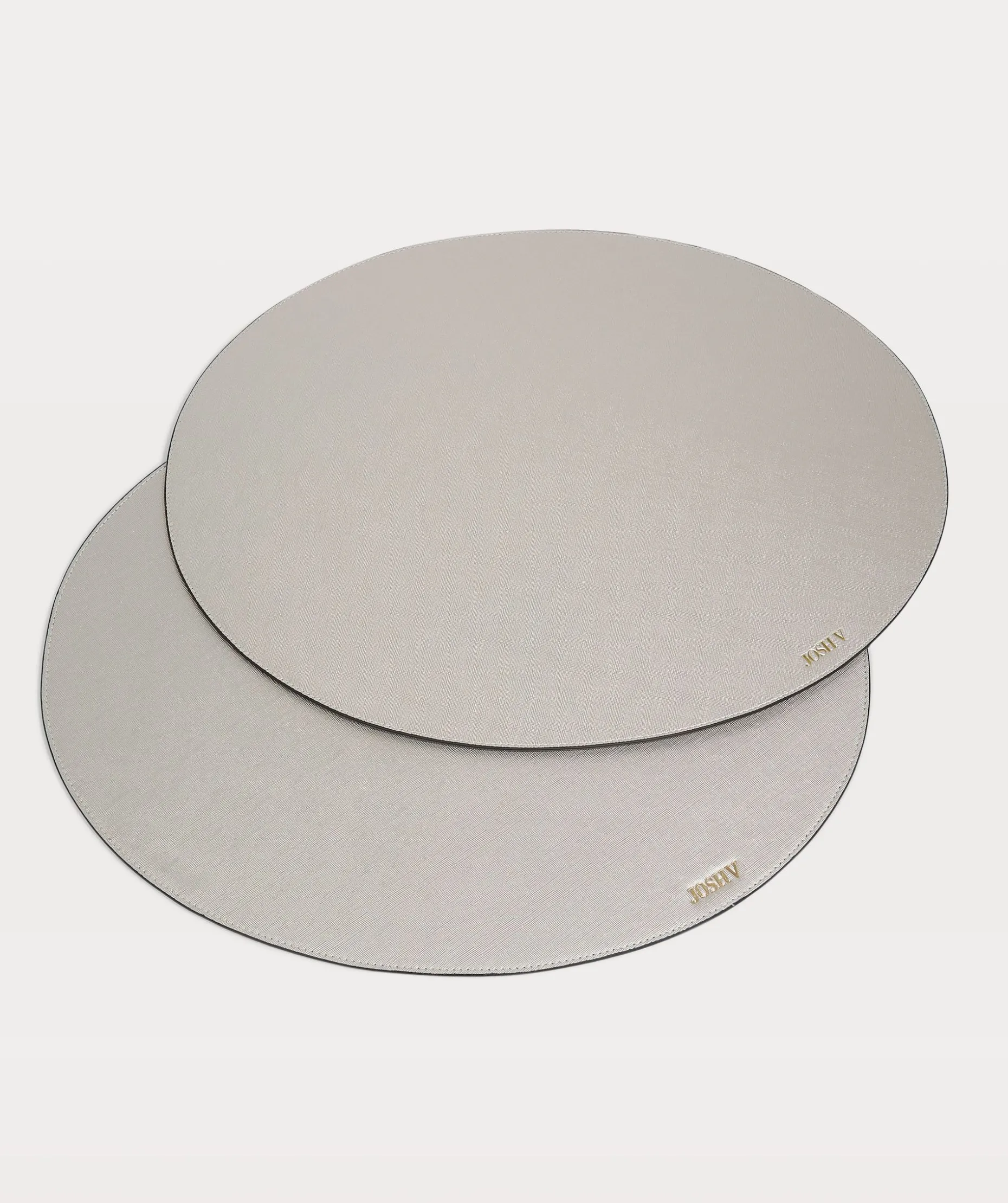 ROWENA placemats set - silver gold