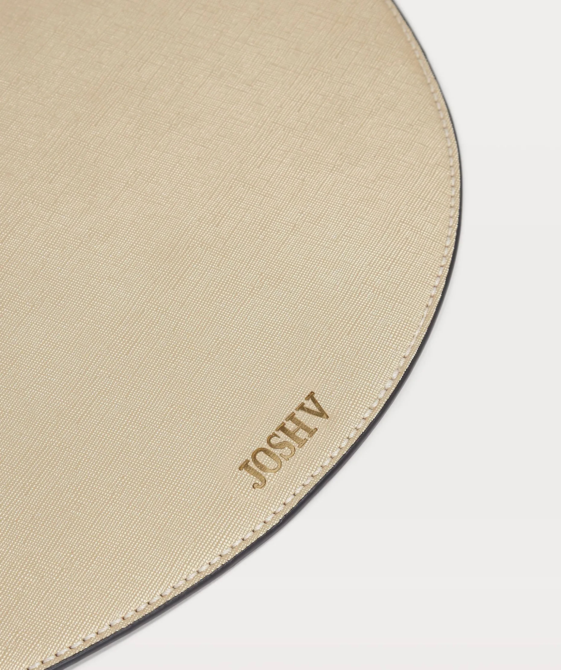 ROWENA placemats set - silver gold