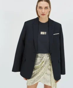ROXY ICONIC oversized T-shirt met opdruk - dark navy