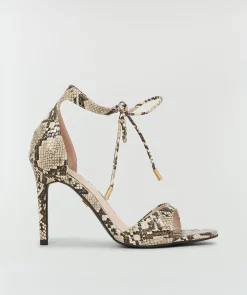 SELENE sandalettes met slangenprint - snake