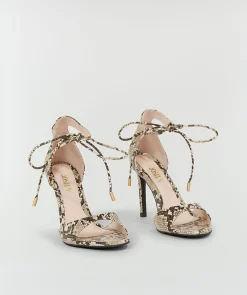 SELENE sandalettes met slangenprint - snake
