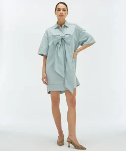 SIMI oversized blousejurk - blue denim
