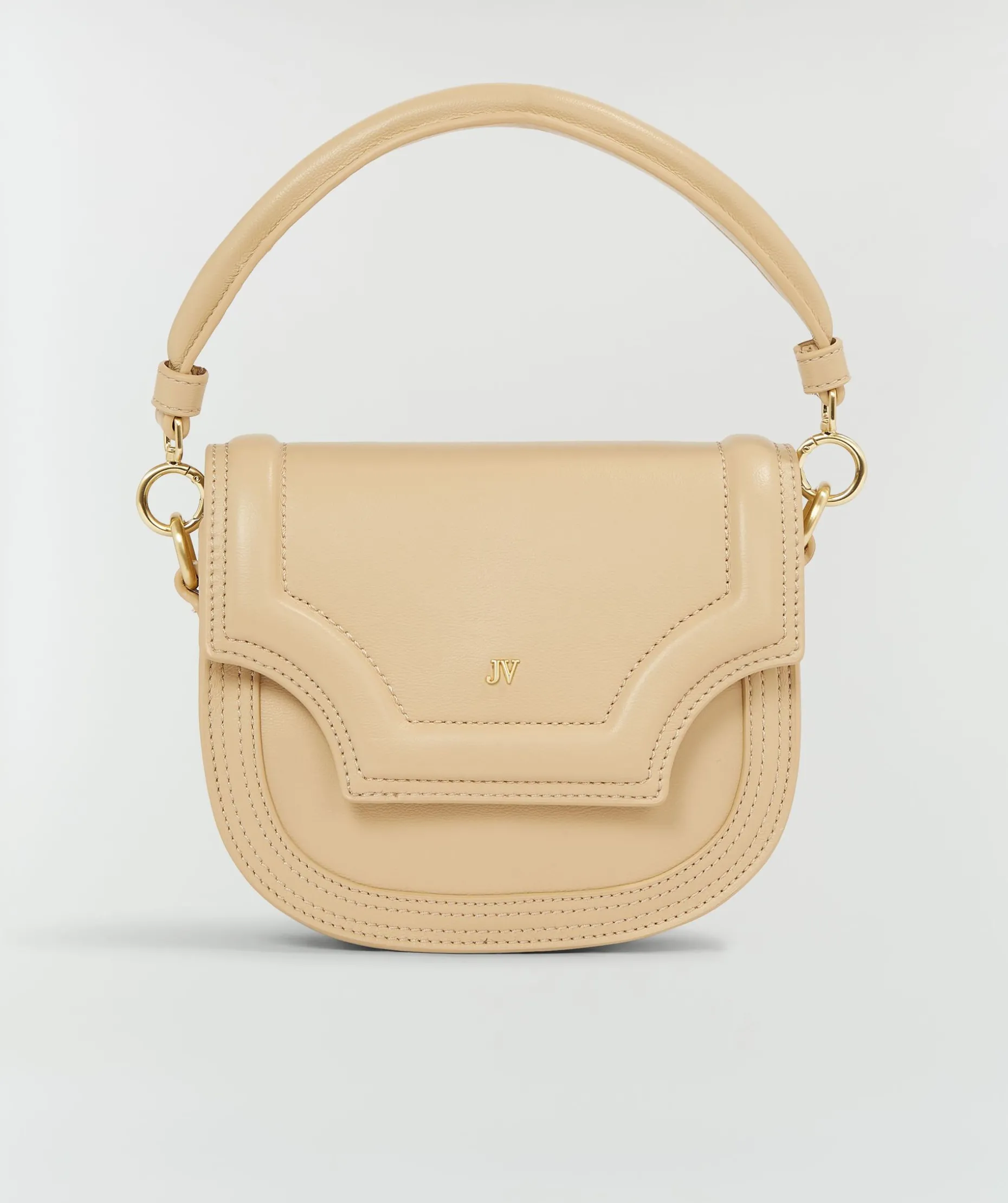VERONIQUE tas met logo - beige