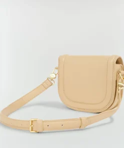 VERONIQUE tas met logo - beige