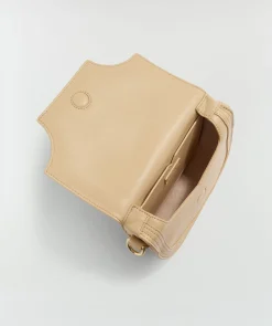 VERONIQUE tas met logo - beige