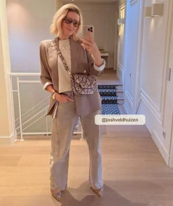VERONIQUE tas met slangenprint - snake