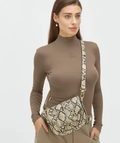 VERONIQUE tas met slangenprint - snake