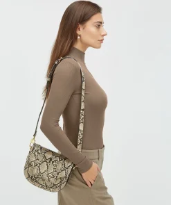VERONIQUE tas met slangenprint - snake