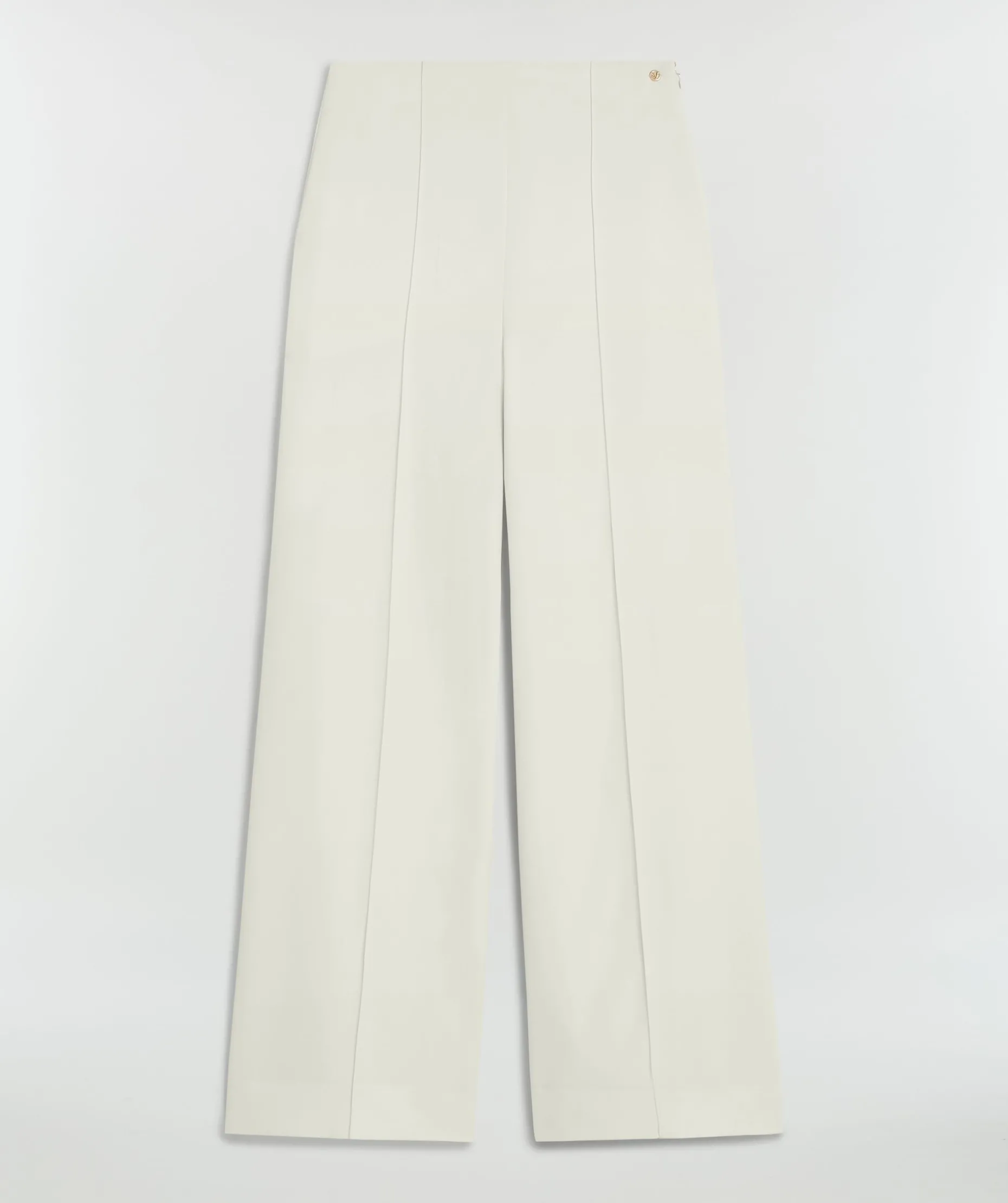 VIVA high waisted wide leg pantalon - cocoon white