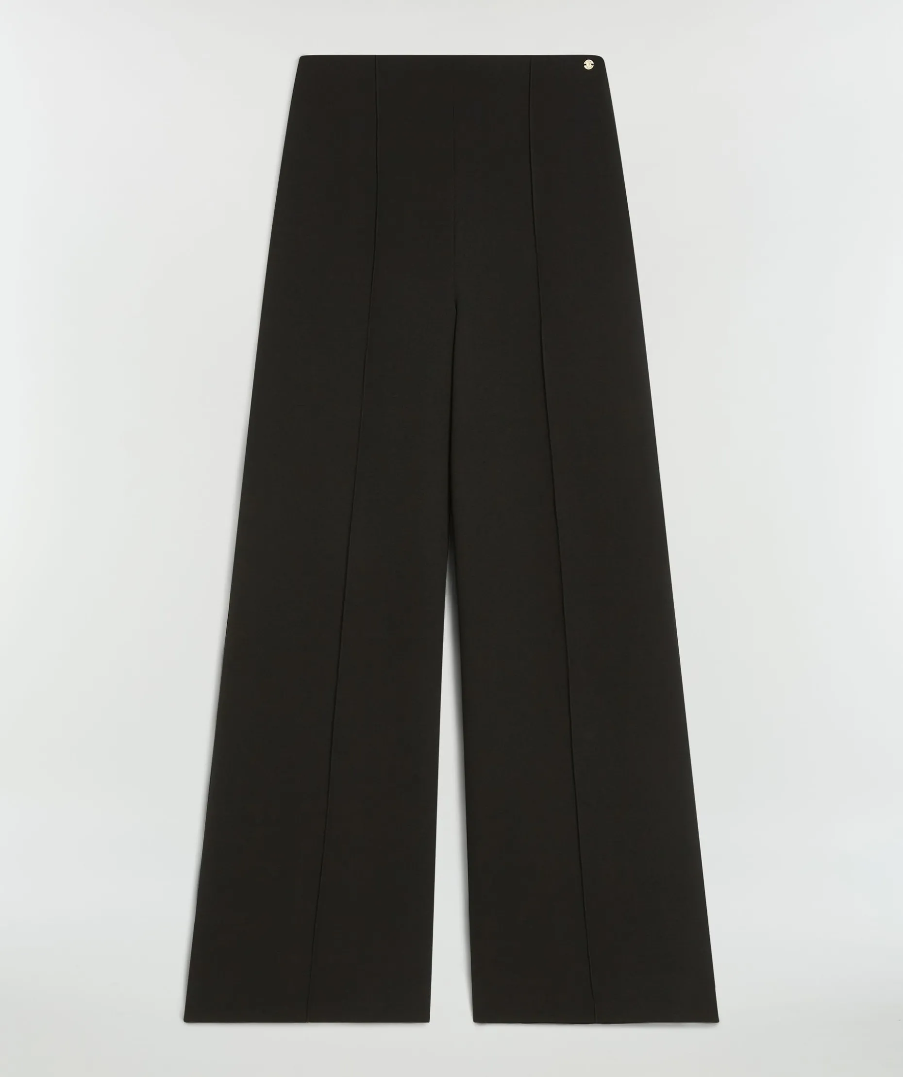 VIVA high waisted wide leg pantalon - black