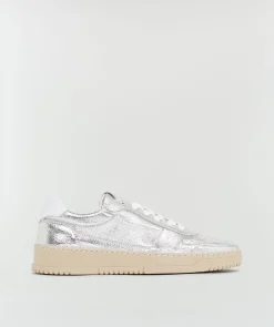 WINONA metallic sneakers van leer - silver