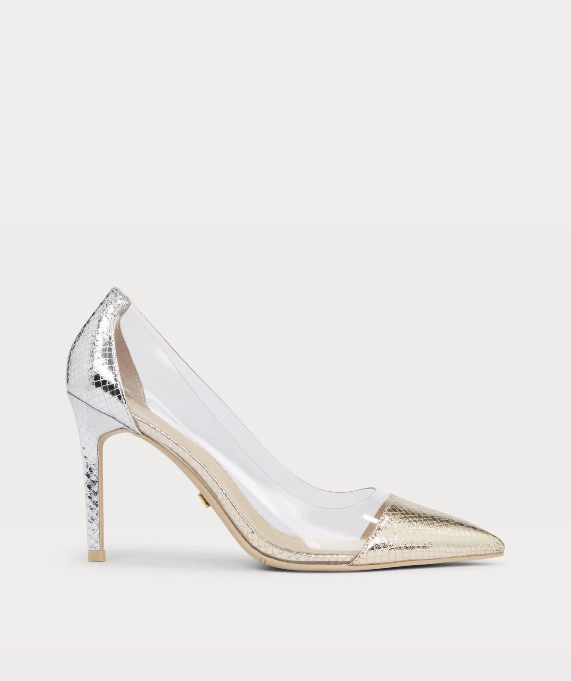 ZYRA pumps met metallic - champagne metallic
