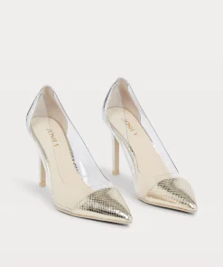 ZYRA pumps met metallic - champagne metallic