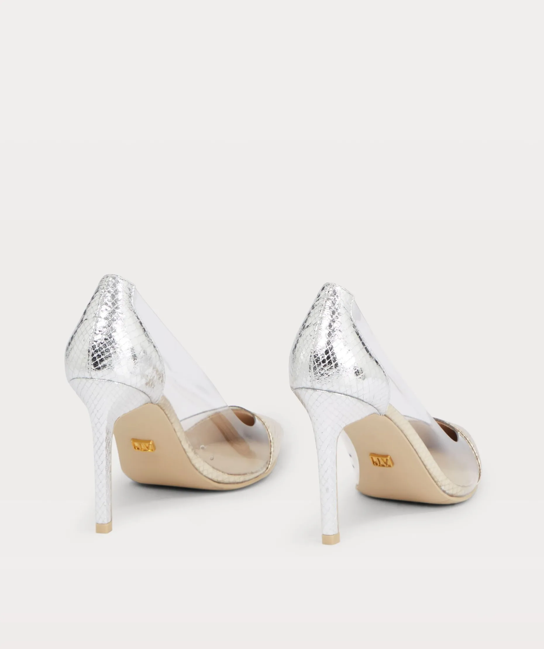 ZYRA pumps met metallic - champagne metallic