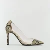 ZYRA pumps met slangenprint - snake